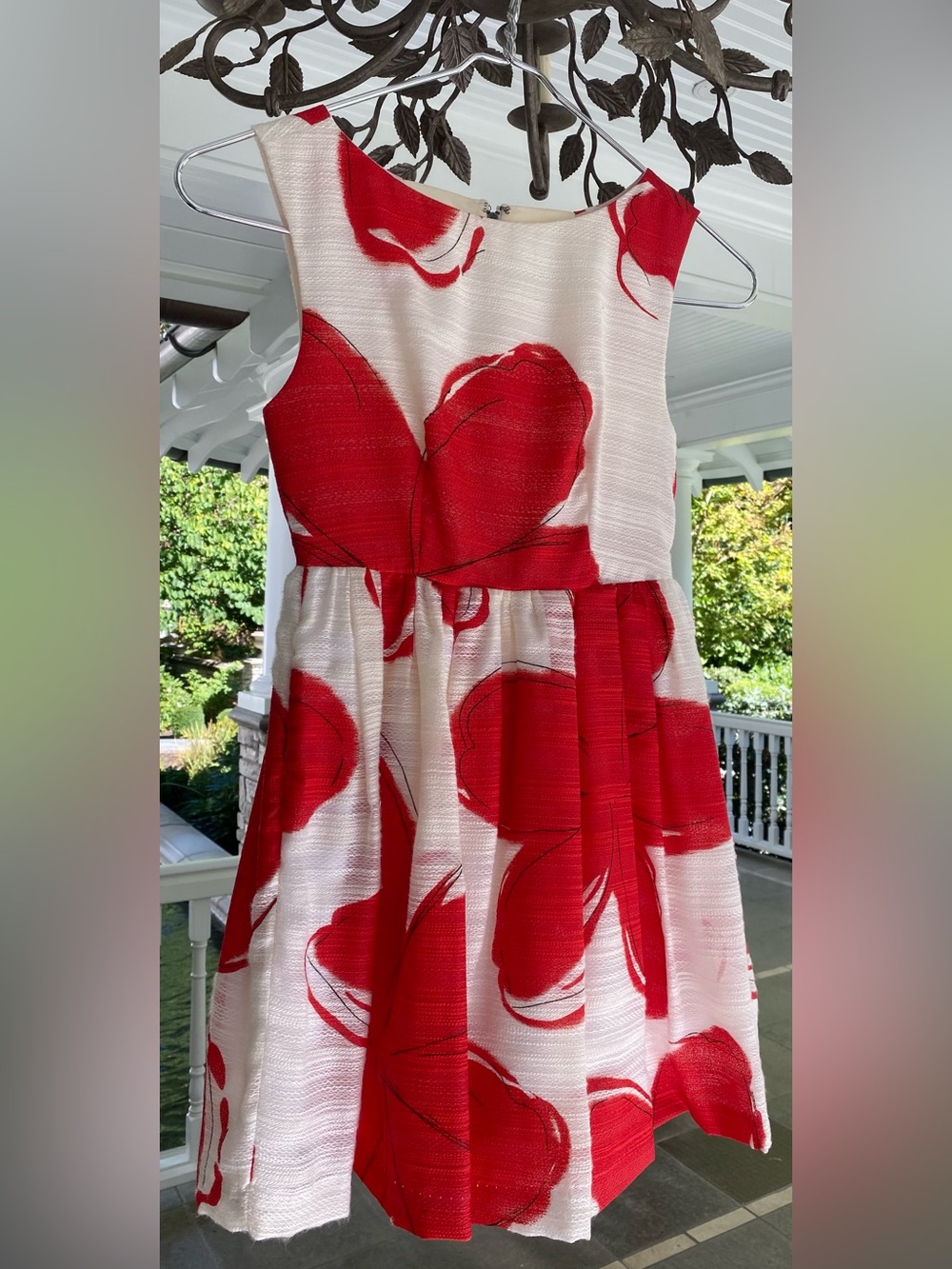 Alice + Olivia “Essie” Printed Taffeta Dress